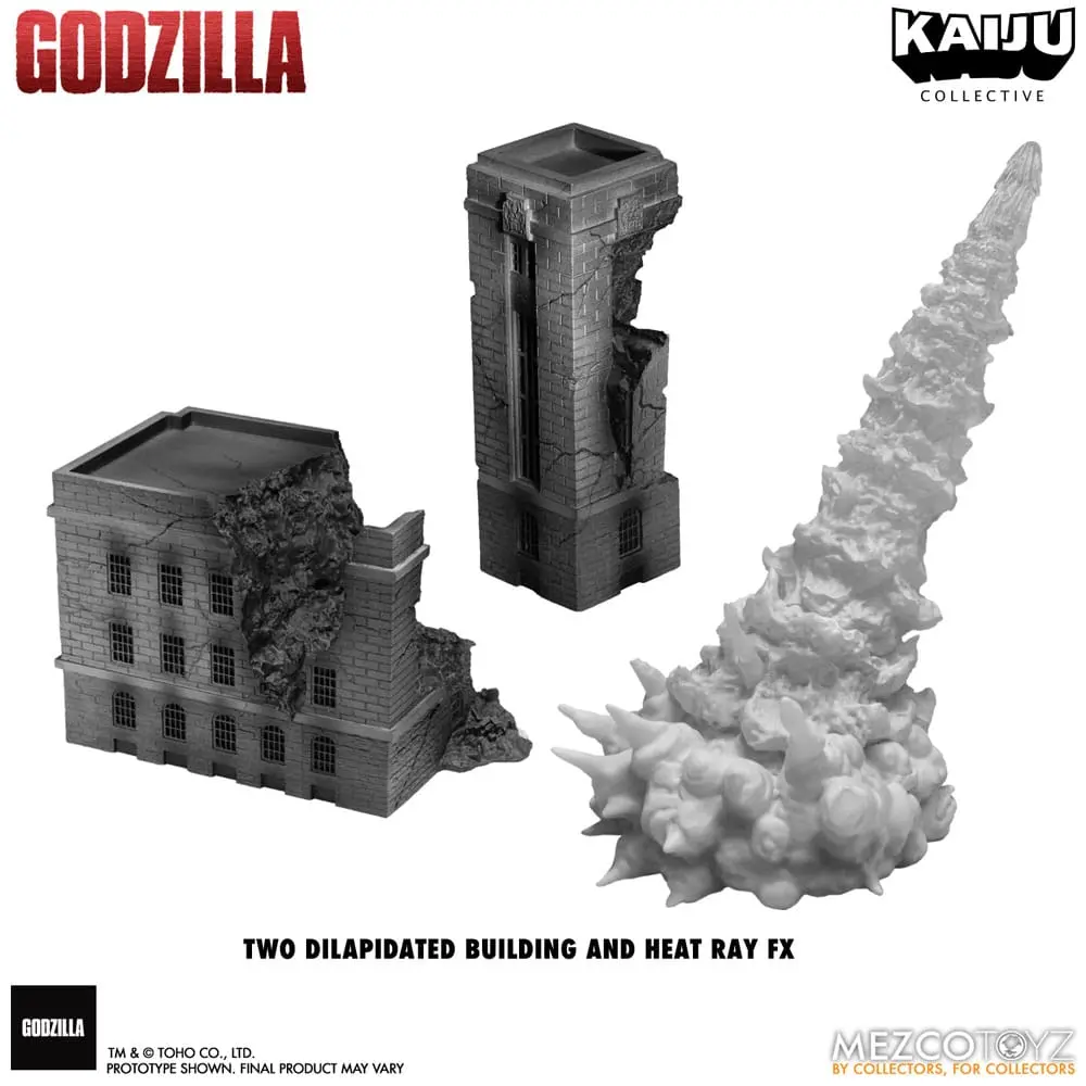 Godzilla (1954) Kaiju Collective Action Figure Godzilla - Black & White Edition 20 cm termékfotó