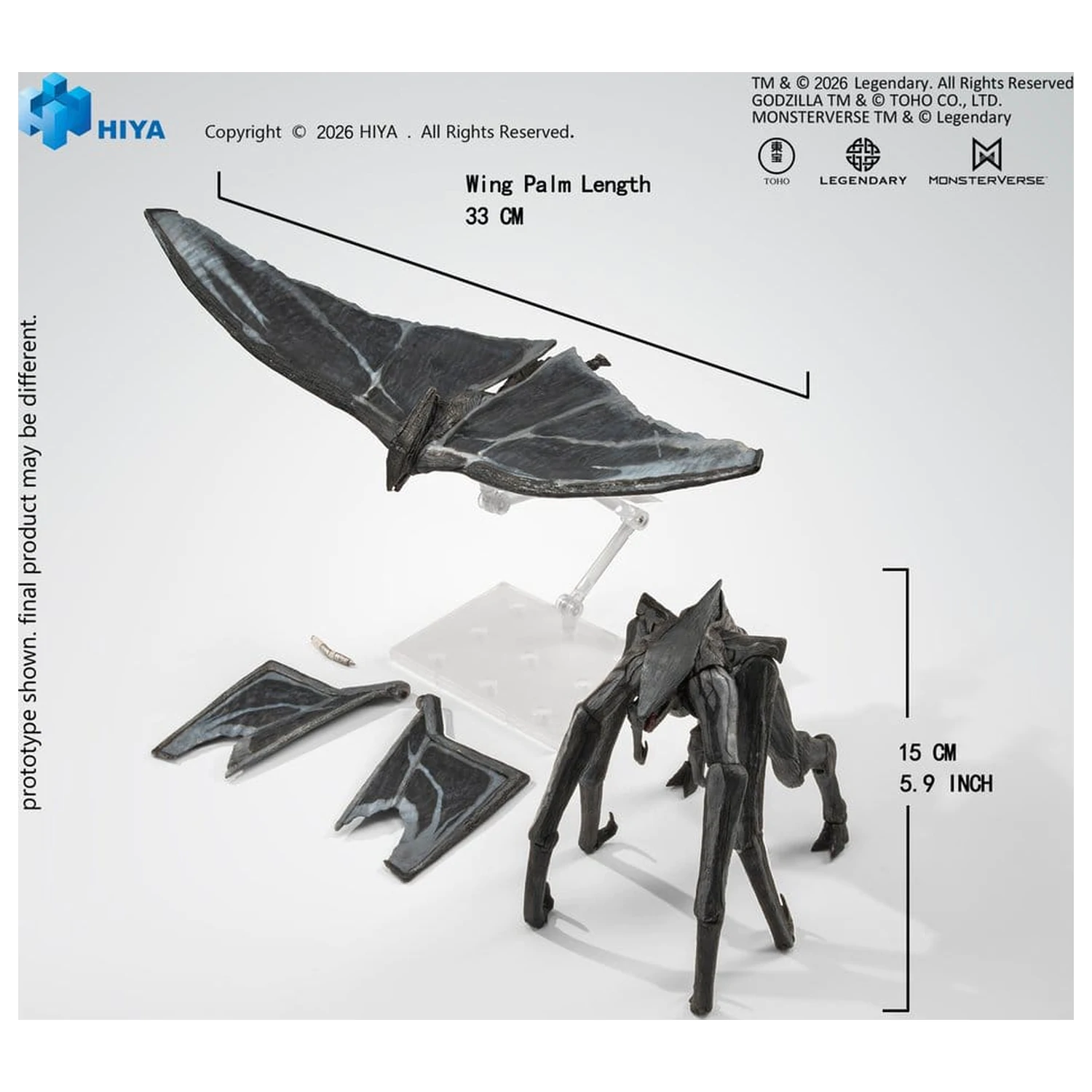Godzilla (2014) Exquisite Basic Male & Female Muto Set akciófiguras 16 cm termékfotó