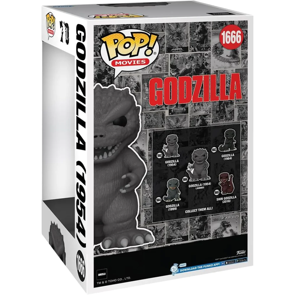 Godzilla 70th Anniversary Super Sized Jumbo Funko POP! Vinyl figura Godzilla 1954 25 cm termékfotó