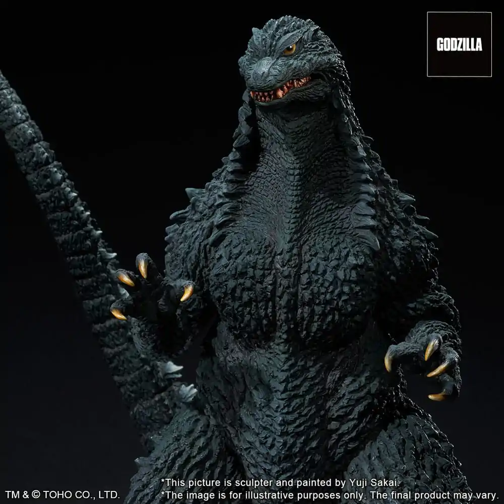 Godzilla against Mechagodzilla 2002 TOHO Yuji Sakai Modeling Collection Godzilla Battle in the Storm PVC szobor figura 28 cm termékfotó