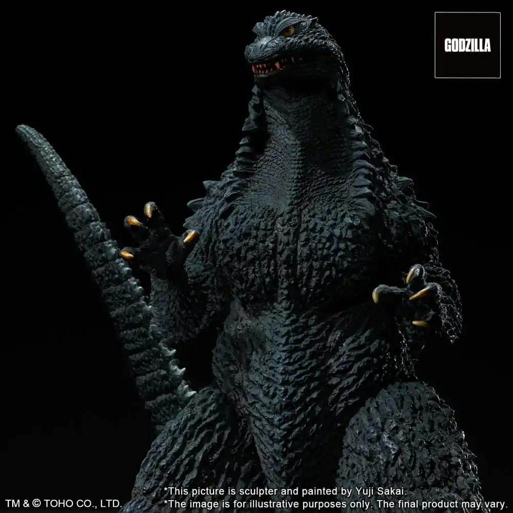 Godzilla against Mechagodzilla 2002 TOHO Yuji Sakai Modeling Collection Godzilla Battle in the Storm PVC szobor figura 28 cm termékfotó