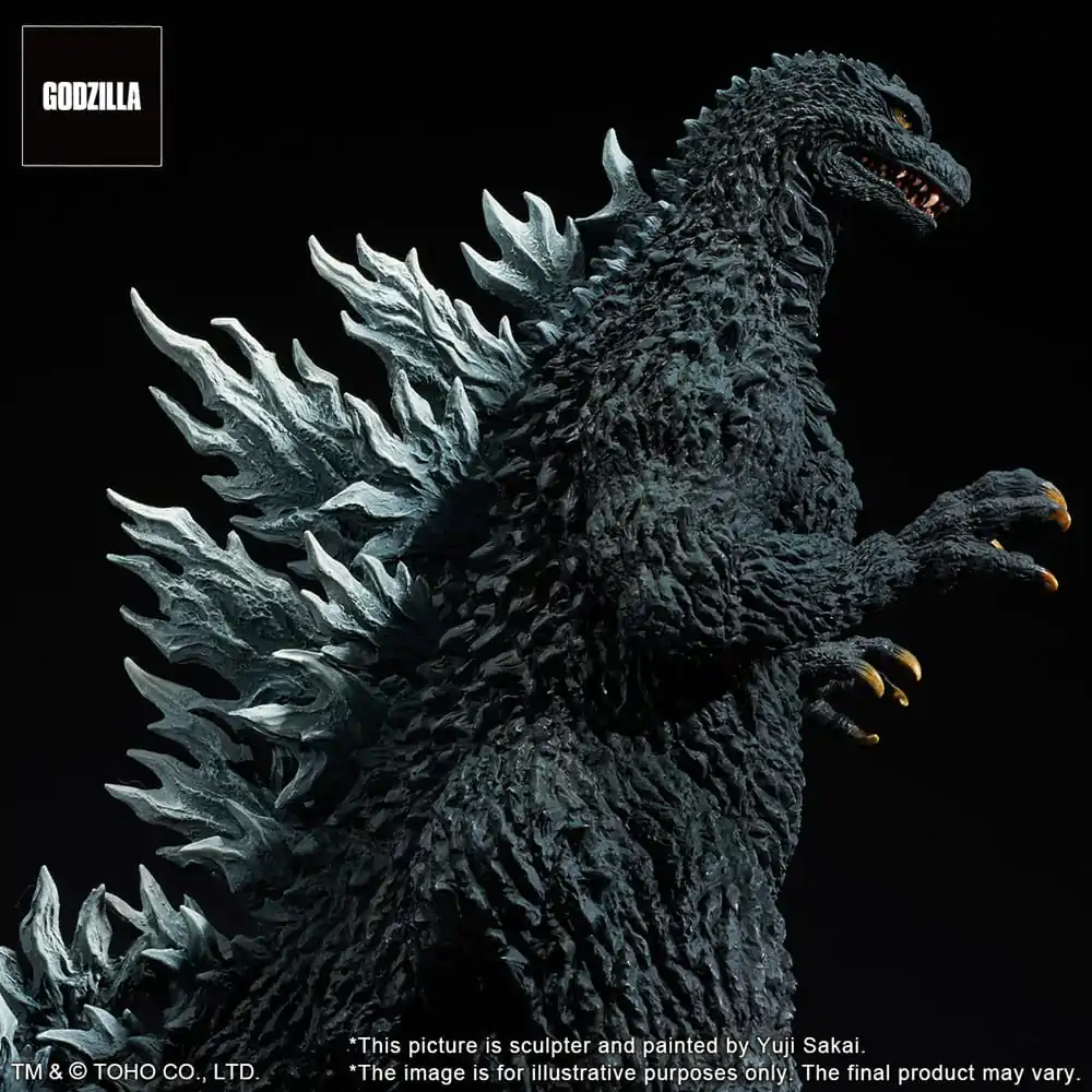 Godzilla against Mechagodzilla 2002 TOHO Yuji Sakai Modeling Collection Godzilla Battle in the Storm PVC szobor figura 28 cm termékfotó