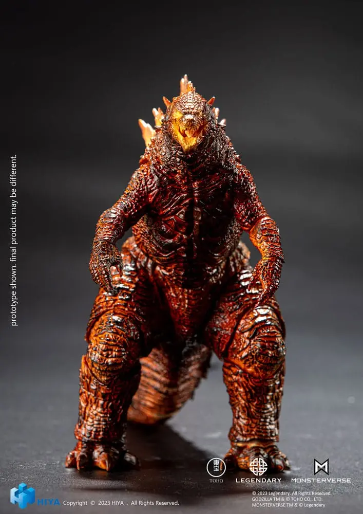 Godzilla Exquisite Basic Godzilla: King of the Monsters Burning Godzilla akciófigura 18 cm termékfotó