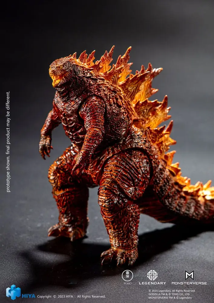 Godzilla Exquisite Basic Godzilla: King of the Monsters Burning Godzilla akciófigura 18 cm termékfotó