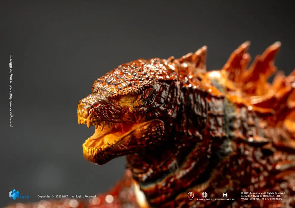 Godzilla Exquisite Basic Godzilla: King of the Monsters Burning Godzilla akciófigura 18 cm termékfotó