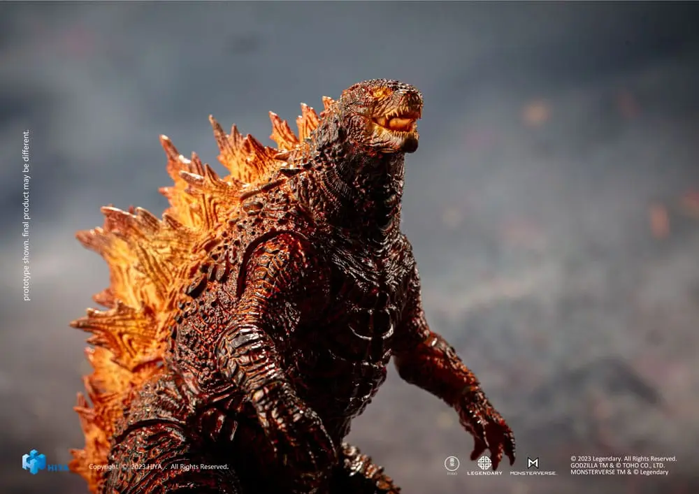 Godzilla Exquisite Basic Godzilla: King of the Monsters Burning Godzilla akciófigura 18 cm termékfotó