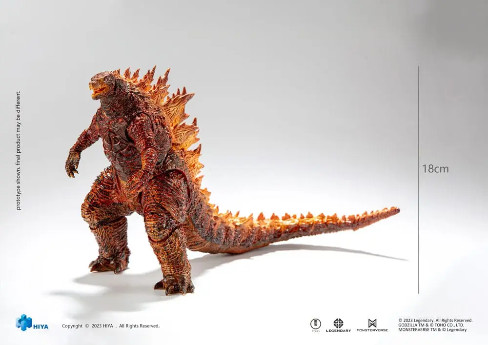Godzilla Exquisite Basic Godzilla: King of the Monsters Burning Godzilla akciófigura 18 cm termékfotó