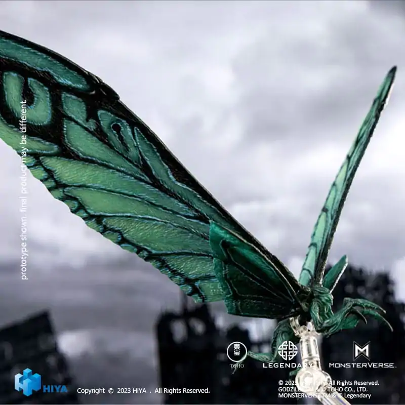 Godzilla Exquisite Basic Godzilla: King of the Monsters Mothra Emerald Titan Version akciófigura 36 cm termékfotó