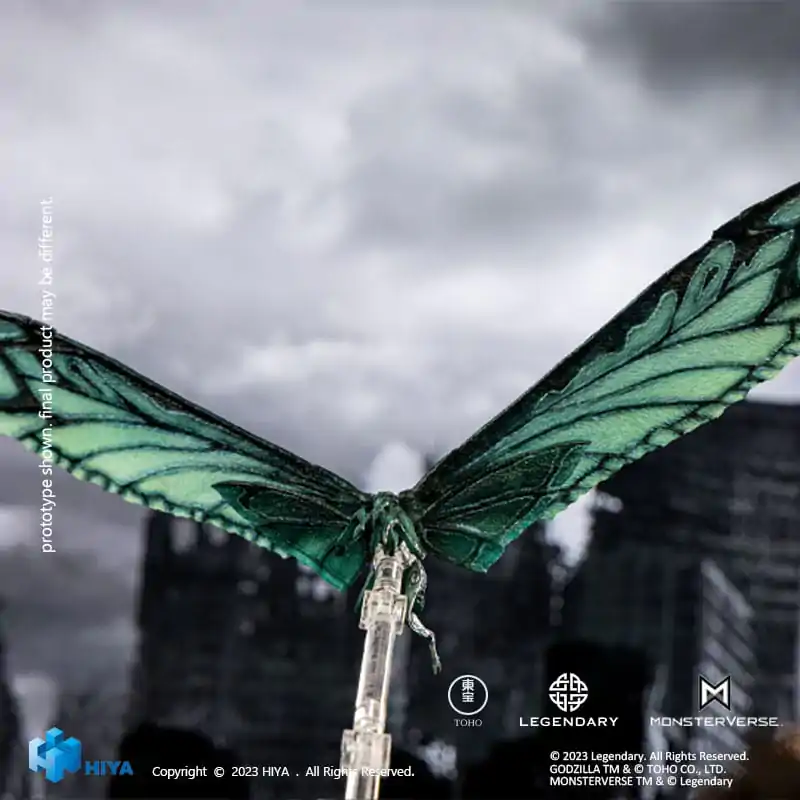 Godzilla Exquisite Basic Godzilla: King of the Monsters Mothra Emerald Titan Version akciófigura 36 cm termékfotó