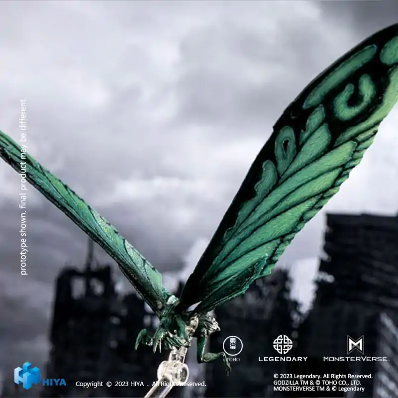 Godzilla Exquisite Basic Godzilla: King of the Monsters Mothra Emerald Titan Version akciófigura 36 cm termékfotó