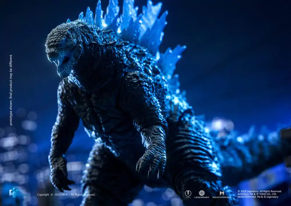 Godzilla Exquisite Basic Godzilla vs. Kong Heat Ray Godzilla Translucent Version akciófigura 18 cm termékfotó