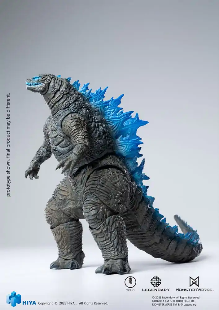 Godzilla Exquisite Basic Godzilla vs. Kong Heat Ray Godzilla Translucent Version akciófigura 18 cm termékfotó