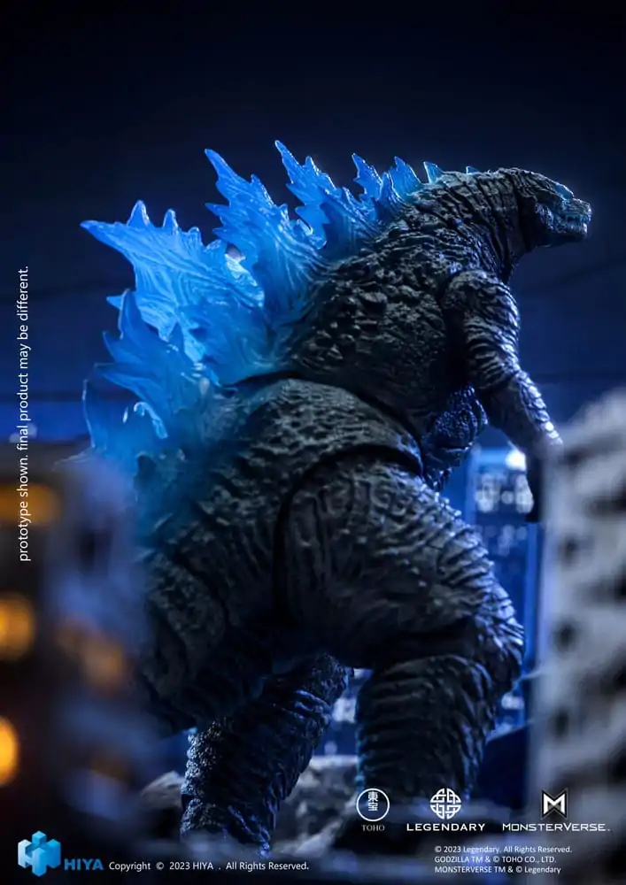 Godzilla Exquisite Basic Godzilla vs. Kong Heat Ray Godzilla Translucent Version akciófigura 18 cm termékfotó
