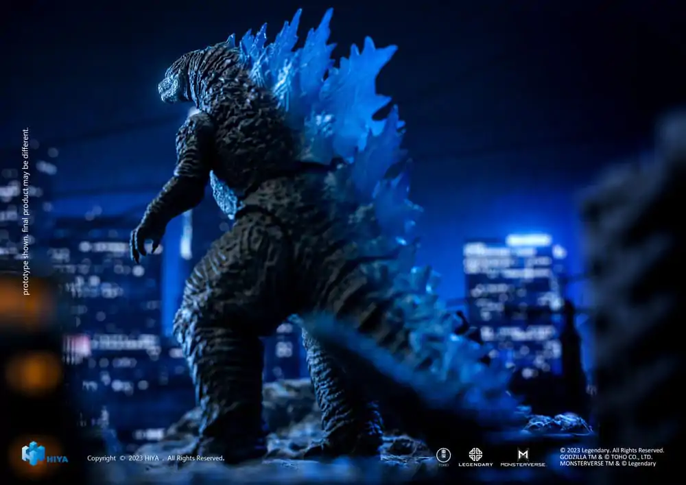 Godzilla Exquisite Basic Godzilla vs. Kong Heat Ray Godzilla Translucent Version akciófigura 18 cm termékfotó