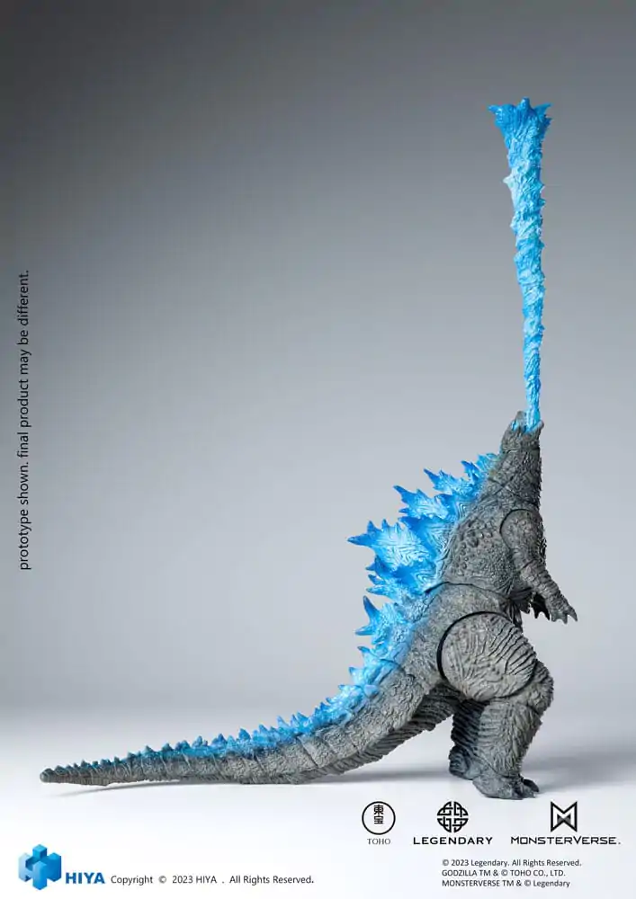 Godzilla Exquisite Basic Godzilla vs. Kong Heat Ray Godzilla Translucent Version akciófigura 18 cm termékfotó