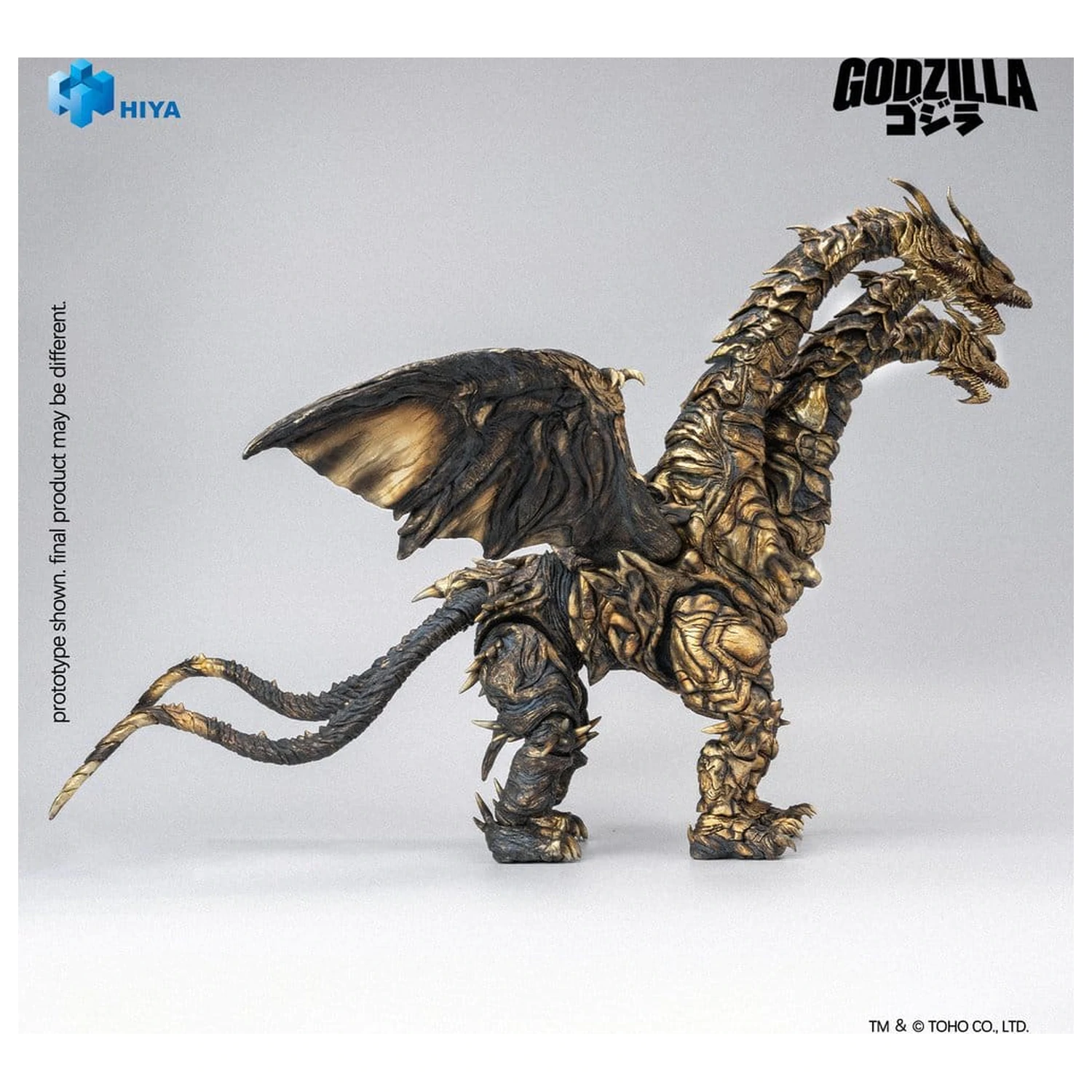 Godzilla: Final Wars (2004) Exquisite Basic Series Keizer Ghidorah akciófigura 25 cm termékfotó