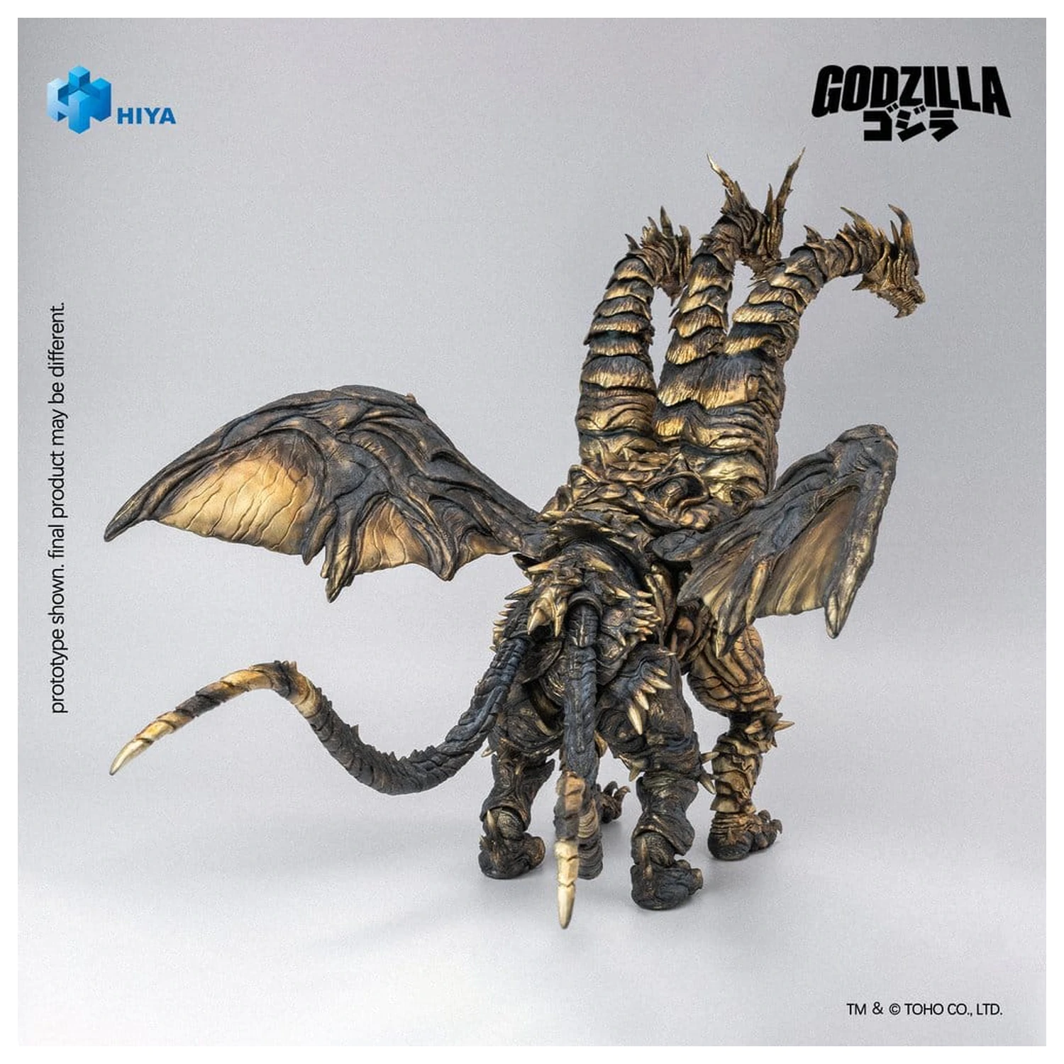 Godzilla: Final Wars (2004) Exquisite Basic Series Keizer Ghidorah akciófigura 25 cm termékfotó