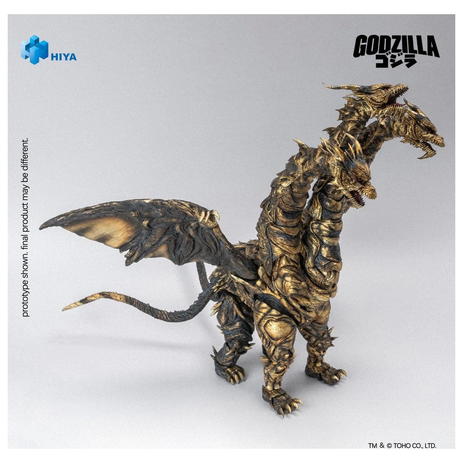 Godzilla: Final Wars (2004) Exquisite Basic Series Keizer Ghidorah akciófigura 25 cm termékfotó
