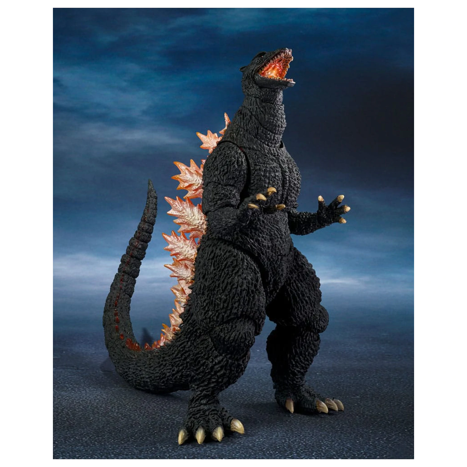 Godzilla: Final Wars S.H.MonsterArts akciófigura Godzilla Heat Ray Ver. vs. New Gotengo 16 cm termékfotó