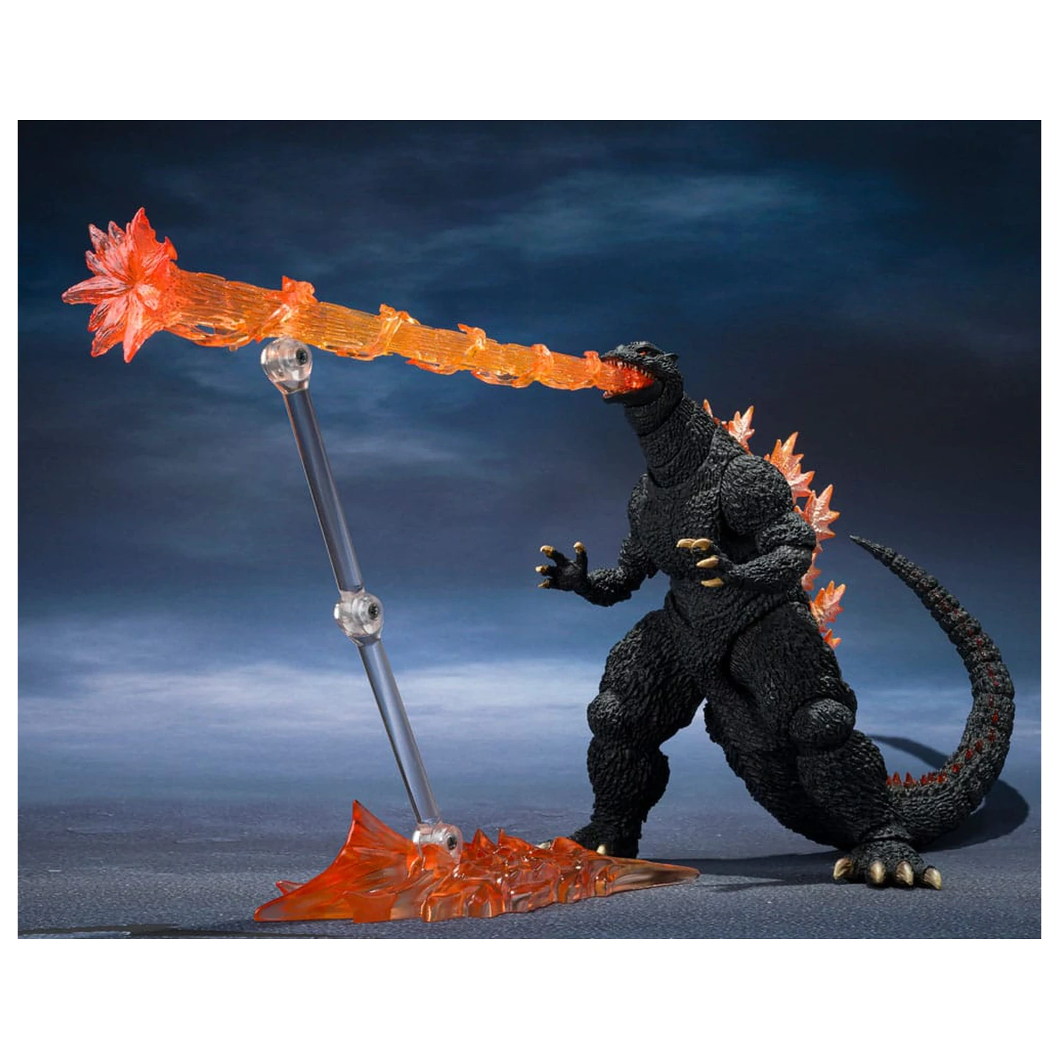Godzilla: Final Wars S.H.MonsterArts akciófigura Godzilla Heat Ray Ver. vs. New Gotengo 16 cm termékfotó