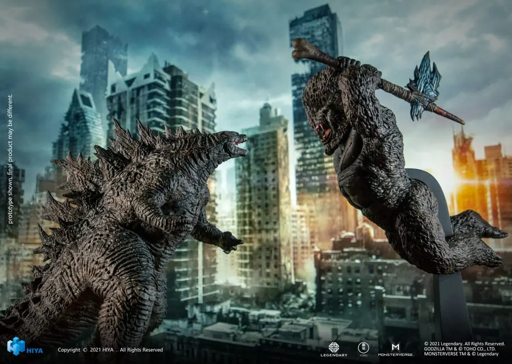 Godzilla Godzilla vs Kong (2021) Kong PVC szobor figura 26 cm termékfotó
