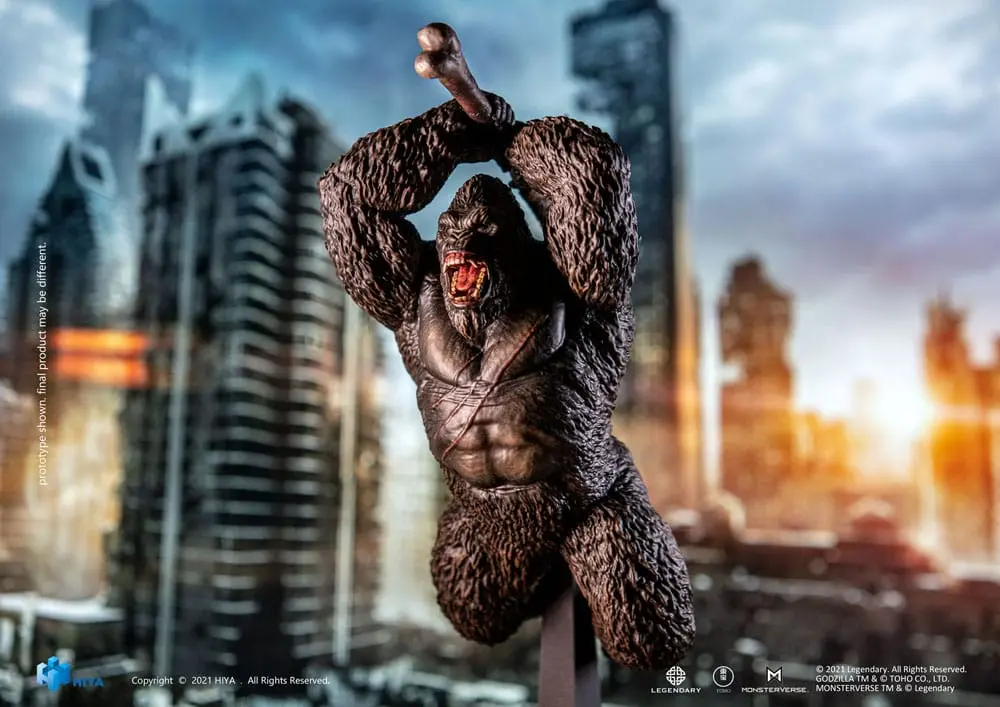 Godzilla Godzilla vs Kong (2021) Kong PVC szobor figura 26 cm termékfotó