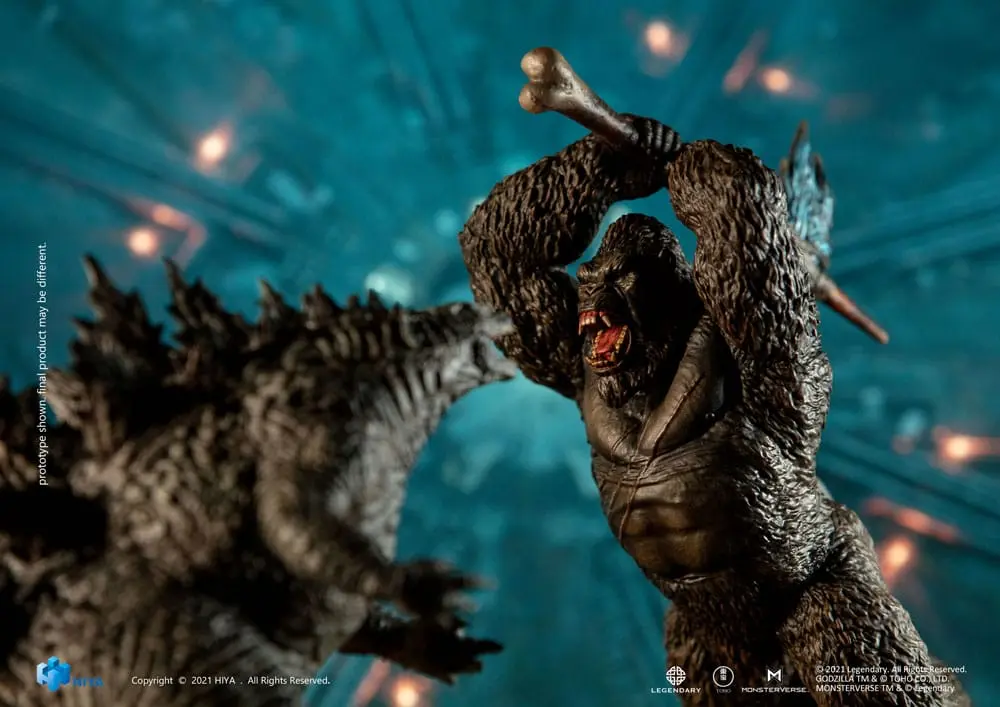 Godzilla Godzilla vs Kong (2021) Kong PVC szobor figura 26 cm termékfotó