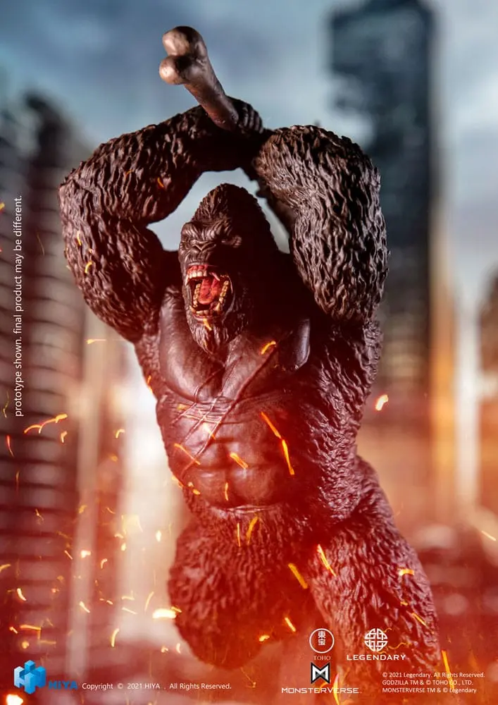 Godzilla Godzilla vs Kong (2021) Kong PVC szobor figura 26 cm termékfotó