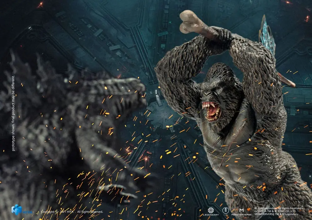 Godzilla Godzilla vs Kong (2021) Kong PVC szobor figura 26 cm termékfotó