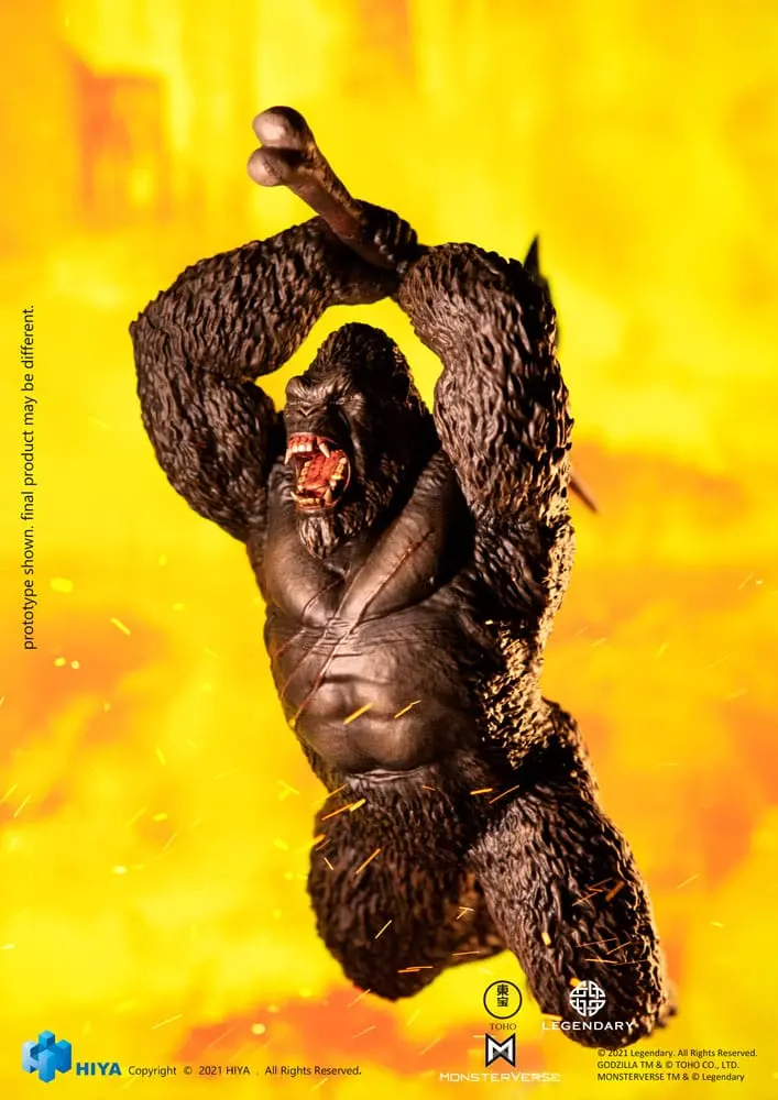 Godzilla Godzilla vs Kong (2021) Kong PVC szobor figura 26 cm termékfotó