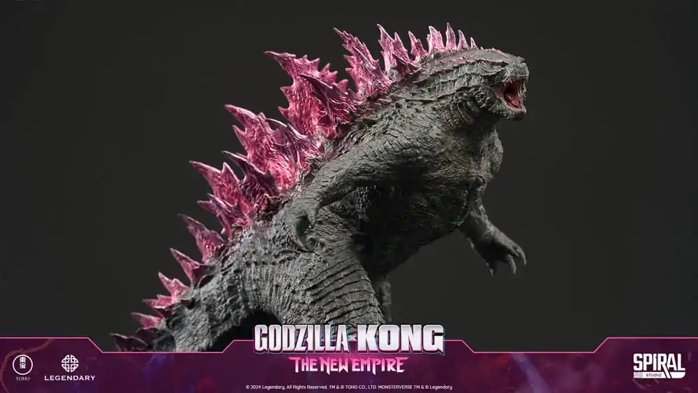 Godzilla Hall of Fame Godzilla 2024 Evolved Form (Heat Ray Version) PVC szobor figura 27 cm termékfotó