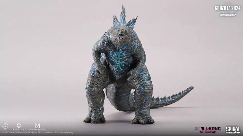 Godzilla Hall of Fame Godzilla 2024 Pre-Evolved Form (Superchargd Version) PVC szobor figura 26 cm termékfotó