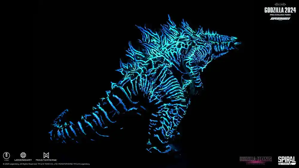 Godzilla Hall of Fame Godzilla 2024 Pre-Evolved Form (Superchargd Version) PVC szobor figura 26 cm termékfotó
