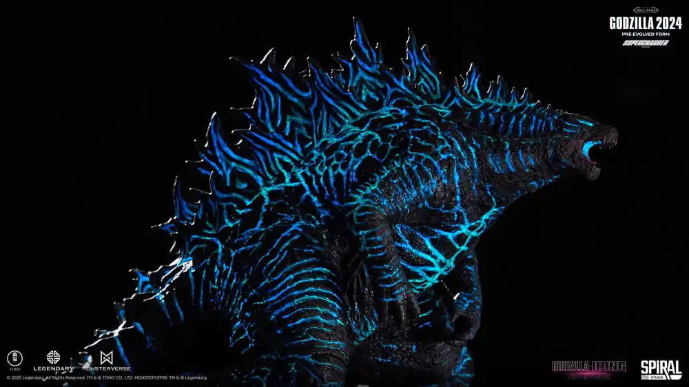 Godzilla Hall of Fame Godzilla 2024 Pre-Evolved Form (Superchargd Version) PVC szobor figura 26 cm termékfotó
