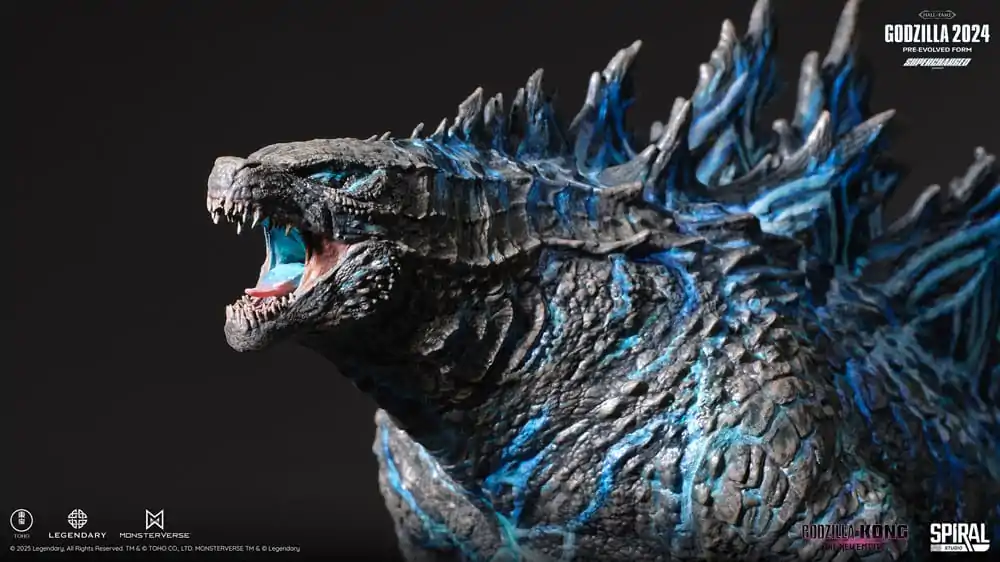 Godzilla Hall of Fame Godzilla 2024 Pre-Evolved Form (Superchargd Version) PVC szobor figura 26 cm termékfotó
