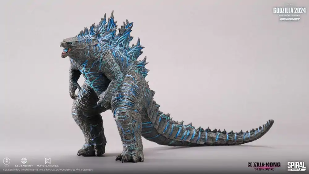 Godzilla Hall of Fame Godzilla 2024 Pre-Evolved Form (Superchargd Version) PVC szobor figura 26 cm termékfotó