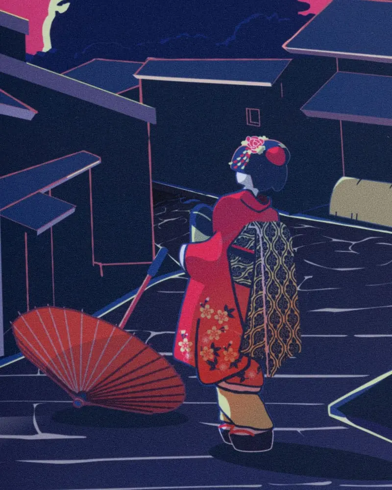 Godzilla Japanese Godzilla Skyline XXL egérpad termékfotó