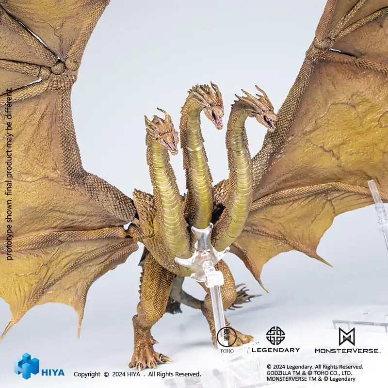 Godzilla: King of the Monsters Exquisite Basic King Ghidorah Gravity Beam Version akciófigura 35 cm termékfotó
