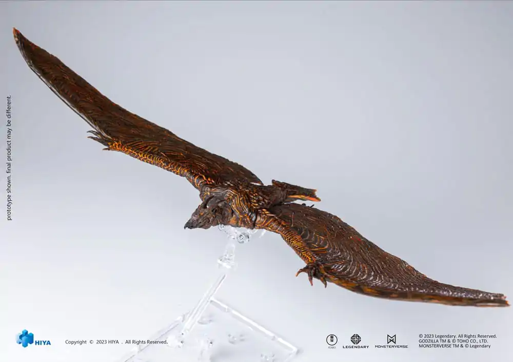 Godzilla: King of the Monsters Exquisite Basic Rodan Flameborn akciófigura 13 cm termékfotó