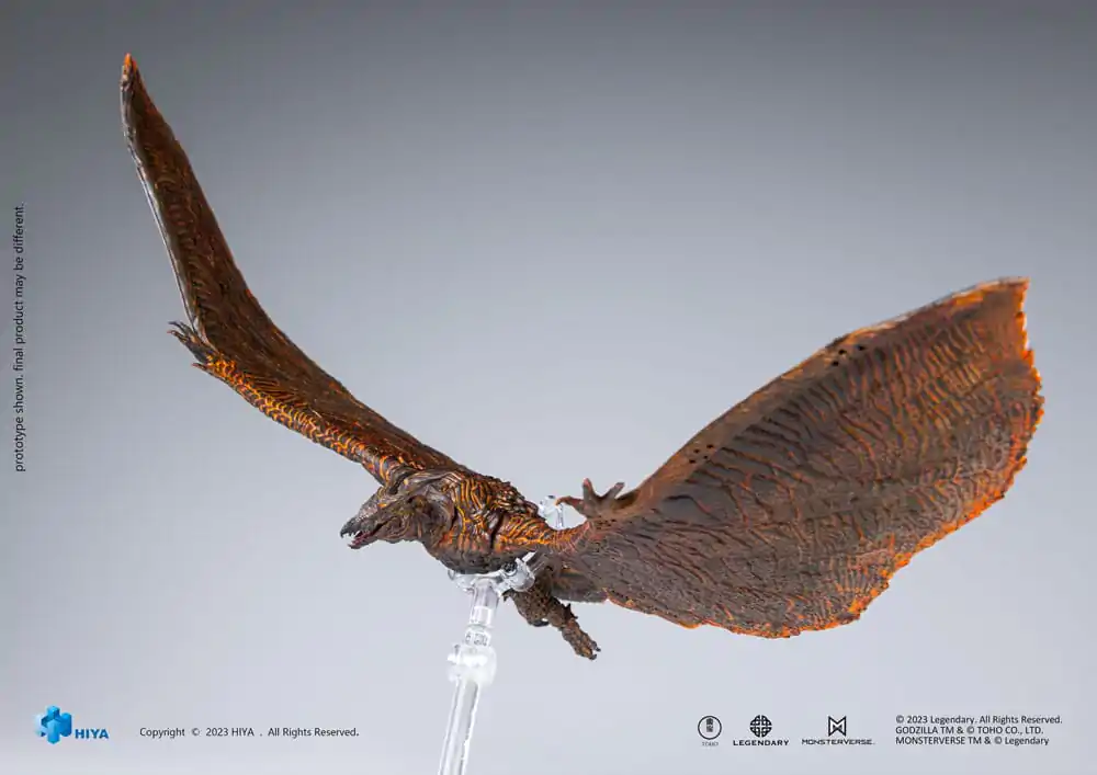 Godzilla: King of the Monsters Exquisite Basic Rodan Flameborn akciófigura 13 cm termékfotó
