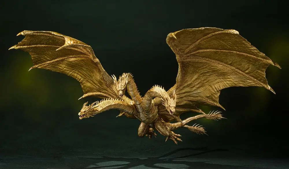 Godzilla: King of the Monsters S.H. MonsterArts akciófigura King Ghidorah (Special Color Ver.) 25 cm termékfotó