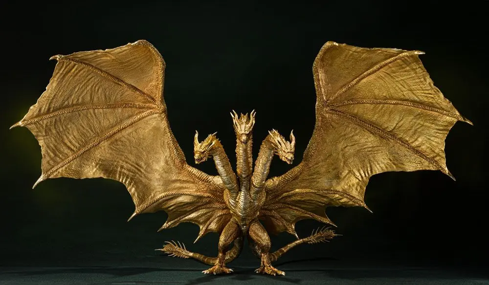 Godzilla: King of the Monsters S.H. MonsterArts akciófigura King Ghidorah (Special Color Ver.) 25 cm termékfotó