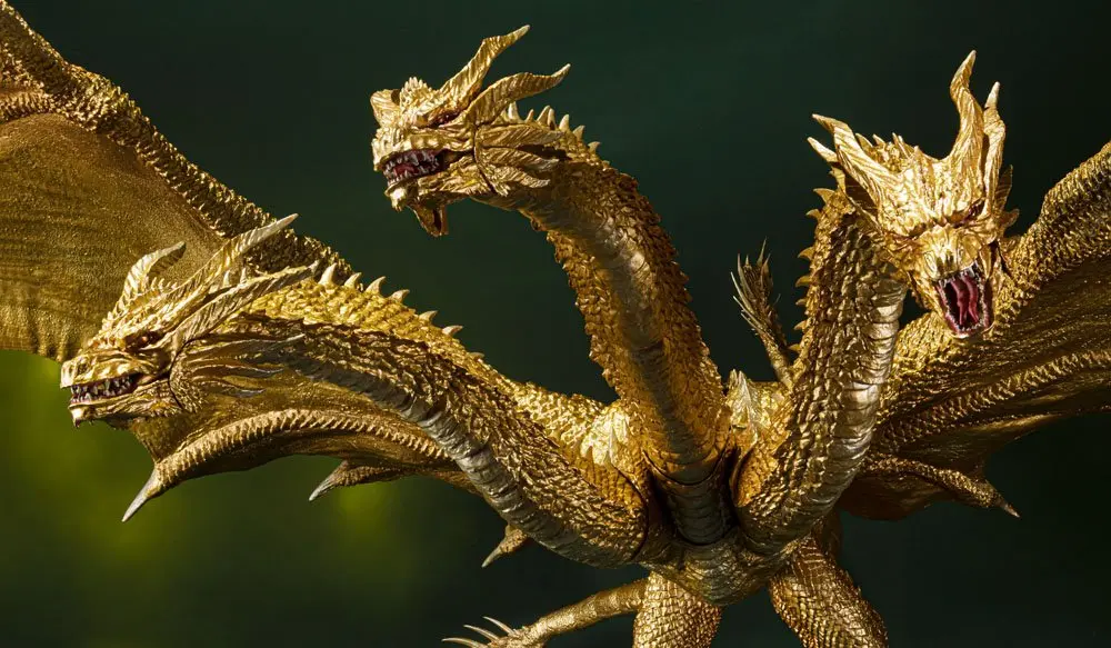 Godzilla: King of the Monsters S.H. MonsterArts akciófigura King Ghidorah (Special Color Ver.) 25 cm termékfotó