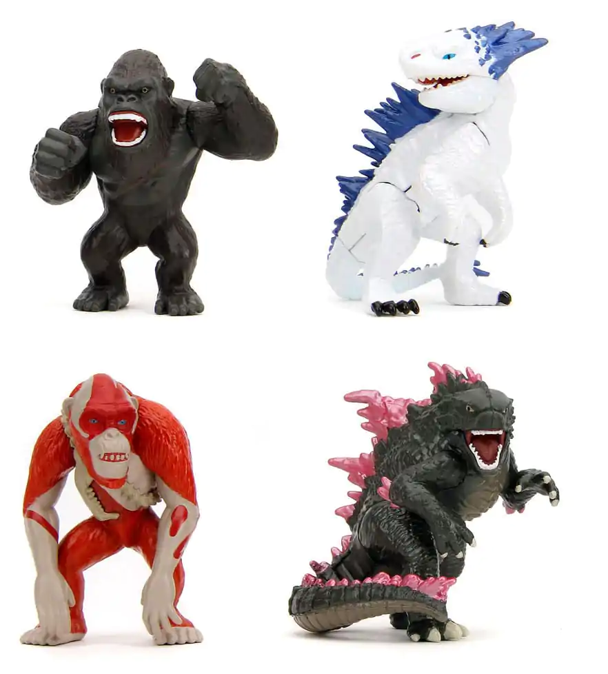 Godzilla Nano Metalfigs Diecast Mini Figures 4-Pack Wave 1 4 cm termékfotó