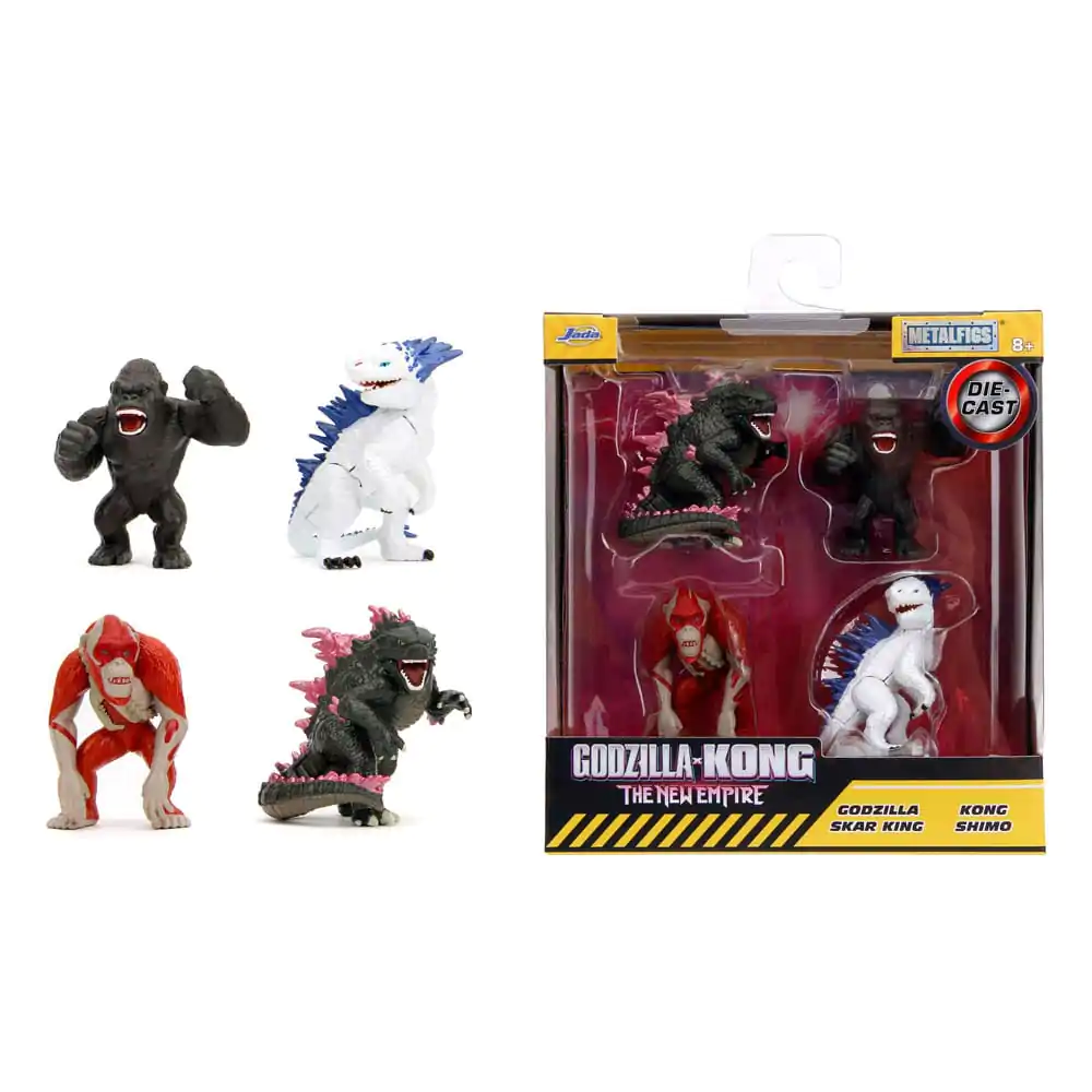 Godzilla Nano Metalfigs Diecast Mini Figures 4-Pack Wave 1 4 cm termékfotó