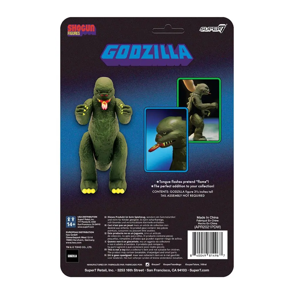 Godzilla ReAction Shogun (Dark Green) akciófigura 10 cm termékfotó