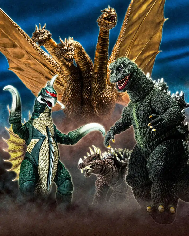 Godzilla S.H. Monster Arts akciófigura King Ghidora (1972) 25 cm termékfotó