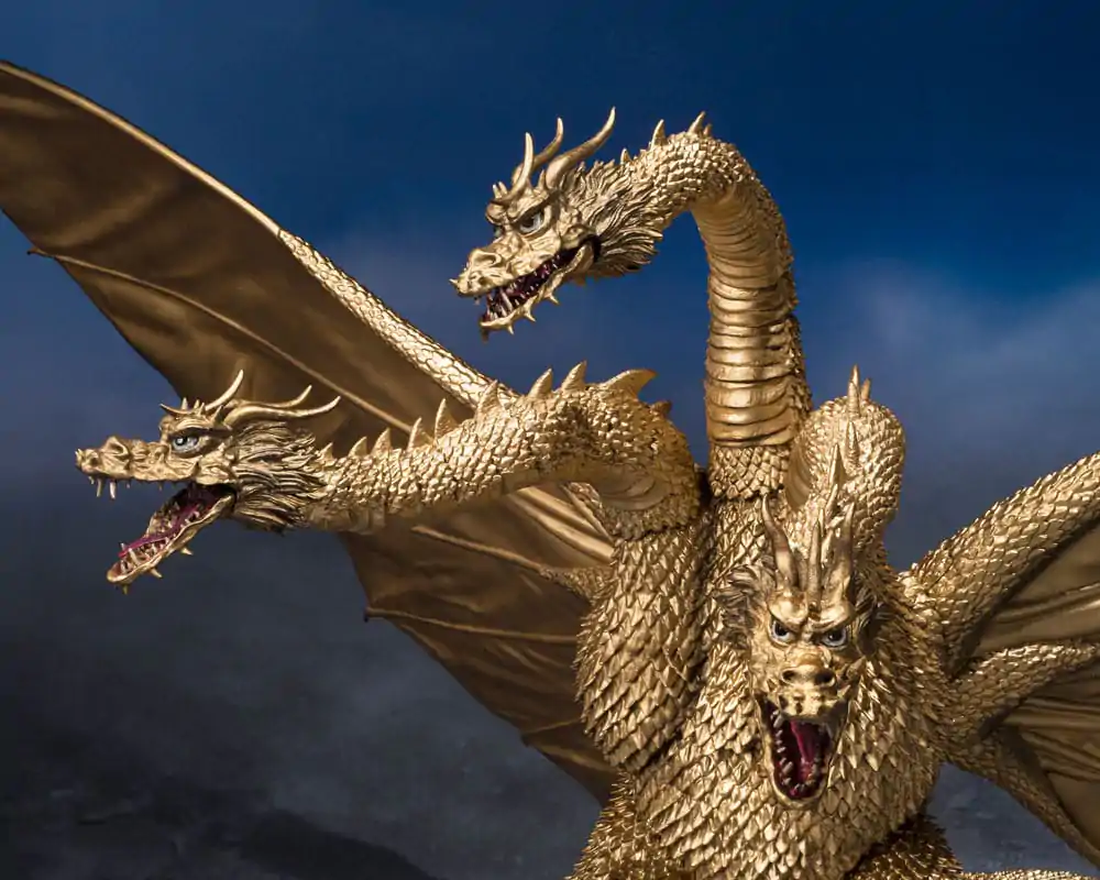 Godzilla S.H. Monster Arts akciófigura King Ghidora (1972) 25 cm termékfotó