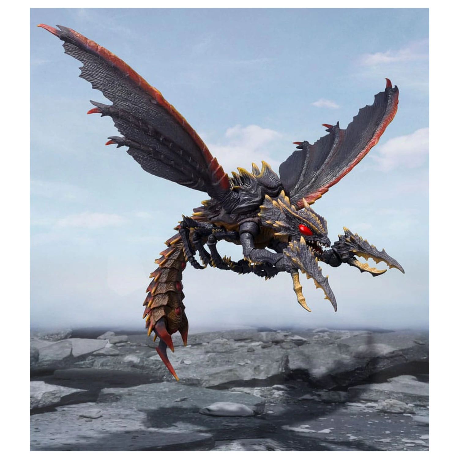 Godzilla S.H. Monster Arts akciófigura Megaguirus Evolution Set 21 cm   termékfotó