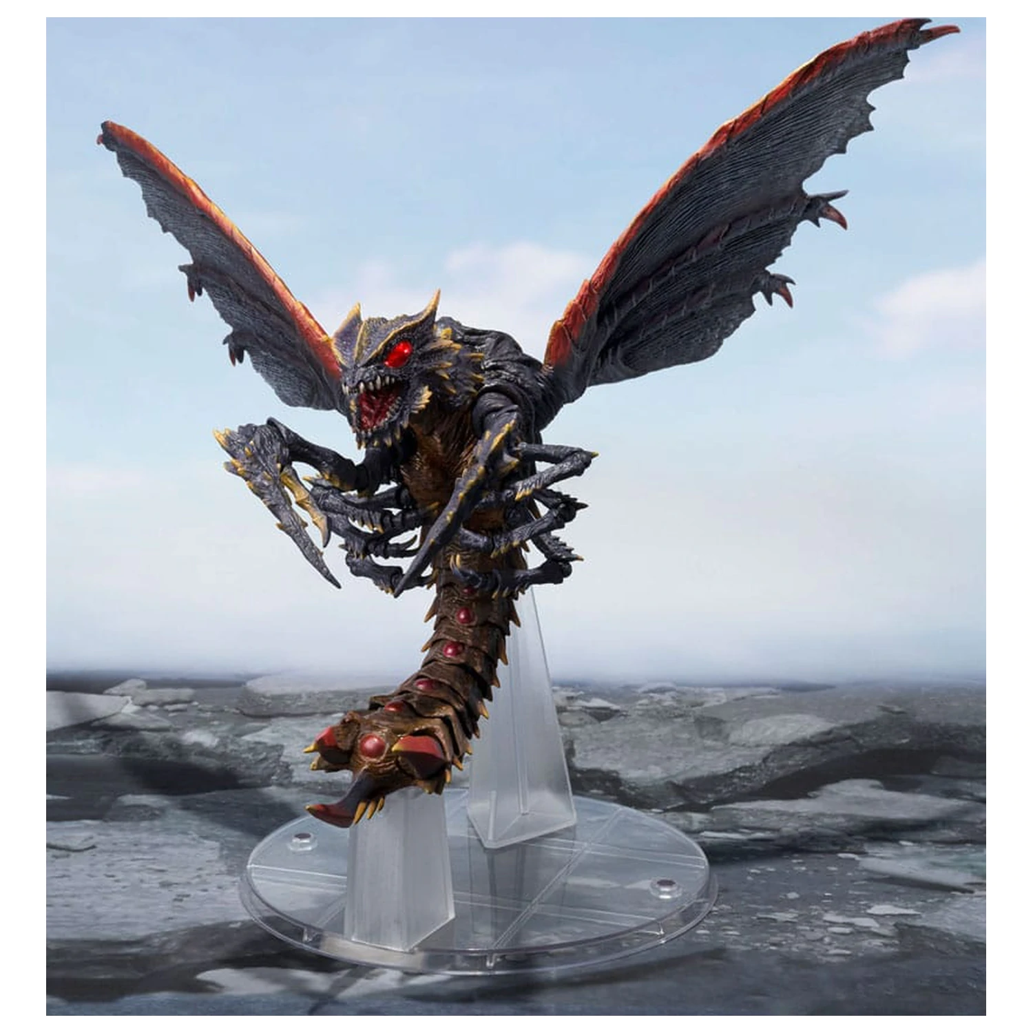 Godzilla S.H. Monster Arts akciófigura Megaguirus Evolution Set 21 cm   termékfotó